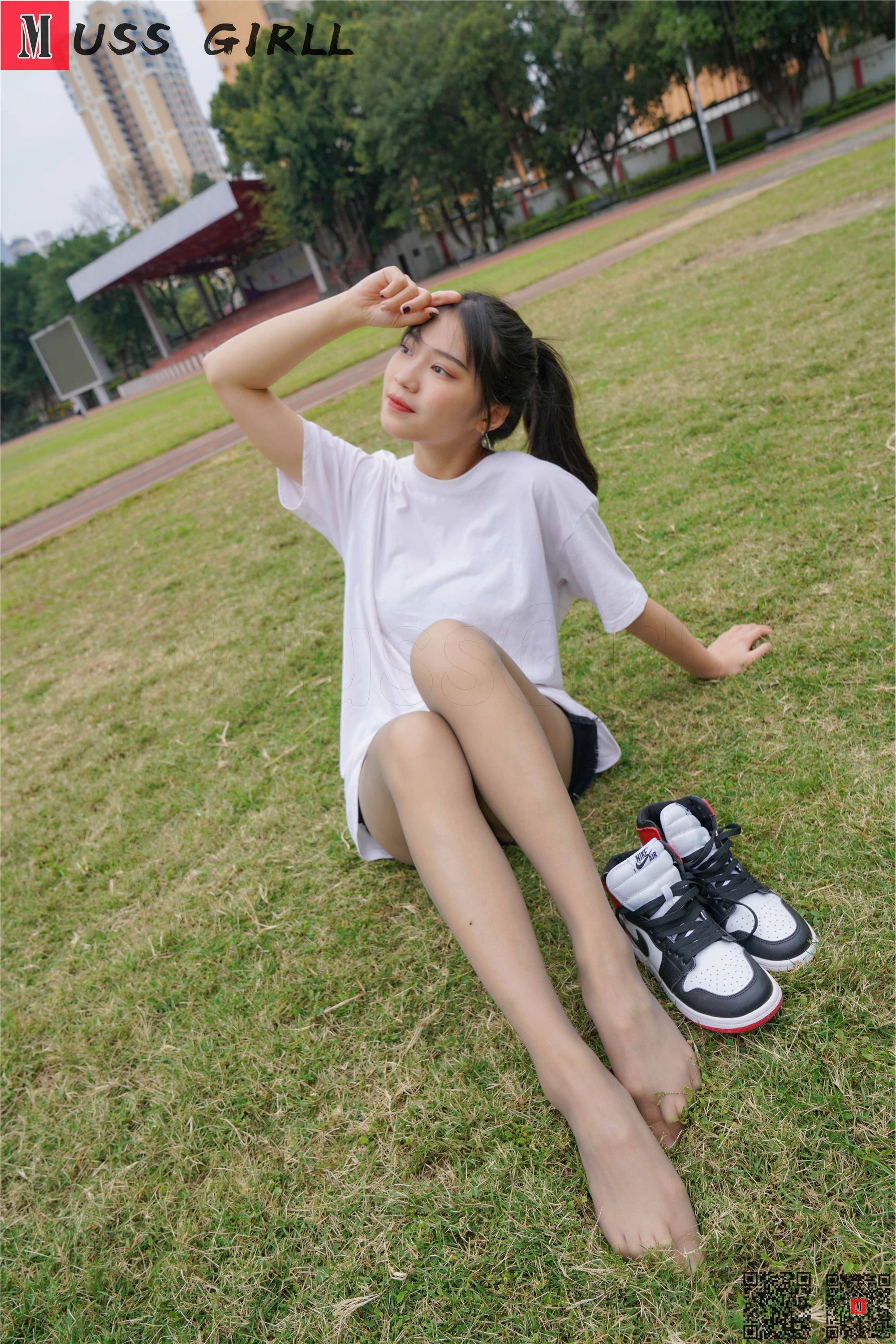 MussGirl慕丝女郎  NO.169 操场白衣裙